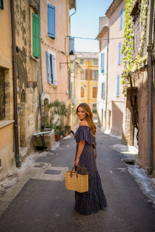 Maxi dress in Provence, France